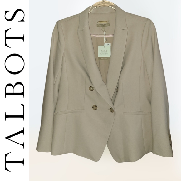 Talbots Jackets & Blazers - Talbots Luxe Italian Double Breasted Blazer | Size 8p
